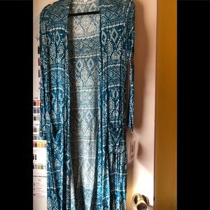 Lularoe full length Sarah, Teal blue, super light weight